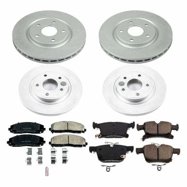 Power Stop 17-19 Chrysler Pacifica Front & Rear Z17 Evolution Geomet Coated Brake Kit - CRK7841