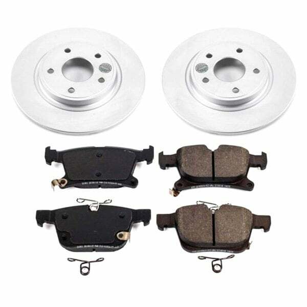 Power Stop 17-19 Chrysler Pacifica Rear Z17 Evolution Geomet Coated Brake Kit - CRK7845