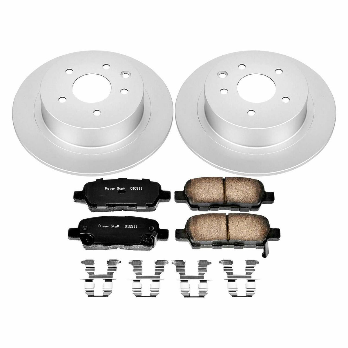 Power Stop 07-10 Nissan Altima Rear Z17 Evolution Geomet Coated Brake Kit - CRK7864