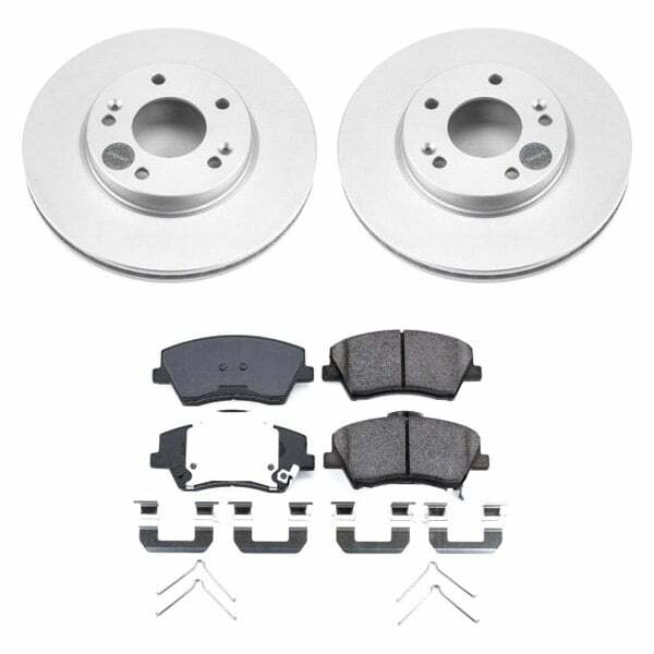 Power Stop 17-19 Hyundai Ioniq Front Z17 Evolution Geomet Coated Brake Kit - CRK7893