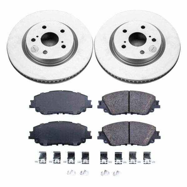 Power Stop 2019 Toyota Avalon Front Z17 Evolution Geomet Coated Brake Kit - CRK7895