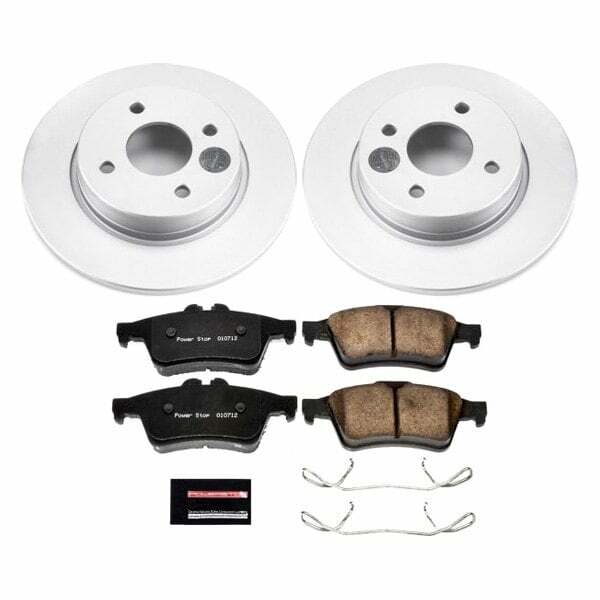 Power Stop 2018 Ford EcoSport Rear Z17 Evolution Geomet Coated Brake Kit - CRK7897