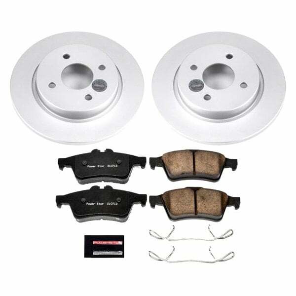Power Stop 2018 Ford EcoSport Rear Z17 Evolution Geomet Coated Brake Kit - CRK7898
