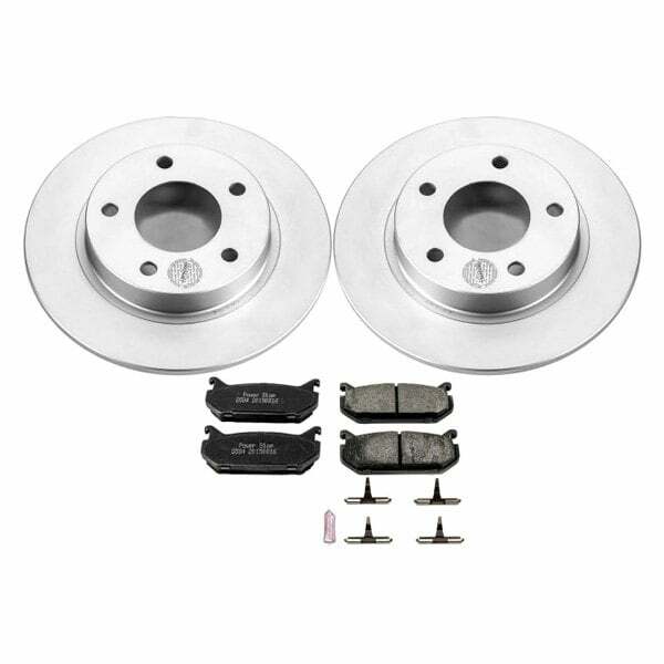 Power Stop 93-97 Ford Probe Rear Z17 Evolution Geomet Coated Brake Kit - CRK790