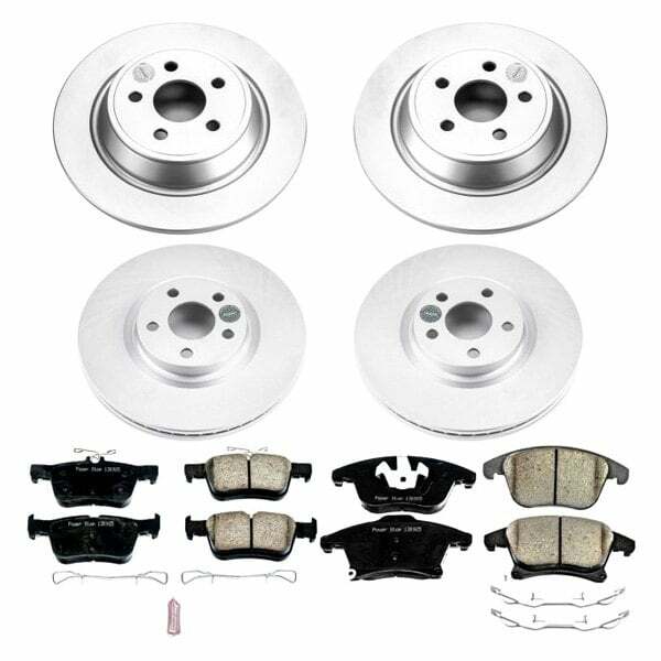 Power Stop 17-19 Lincoln MKZ Front & Rear Z17 Evolution Geomet Coated Brake Kit - CRK7912