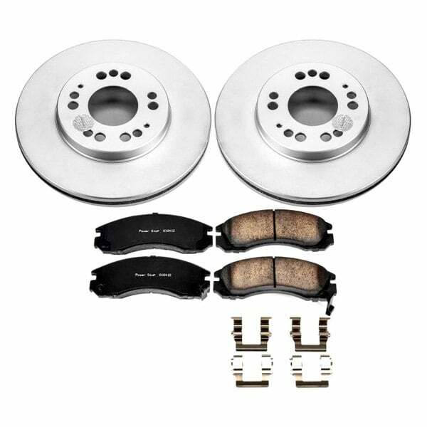 Power Stop 91-96 Dodge Stealth Front Z17 Evolution Geomet Coated Brake Kit - CRK798