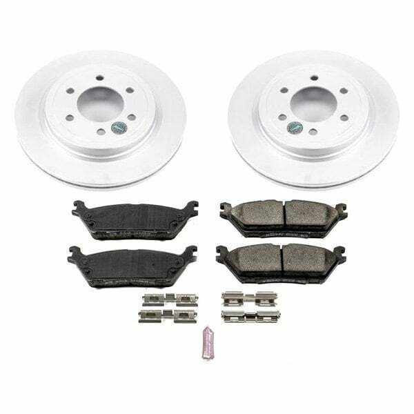 Power Stop 2018 Ford Expedition Rear Z17 Evolution Geomet Coated Brake Kit - CRK8030