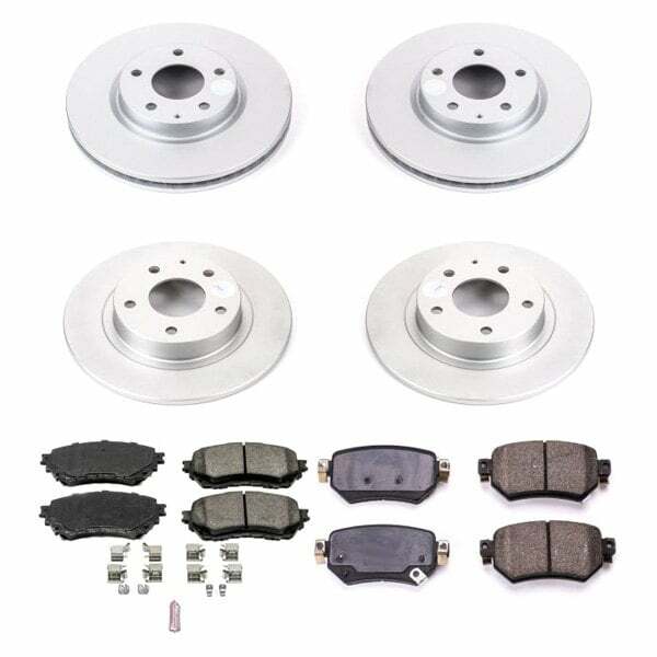 Power Stop 16-18 Mazda 6 Front & Rear Z17 Evolution Geomet Coated Brake Kit - CRK8067