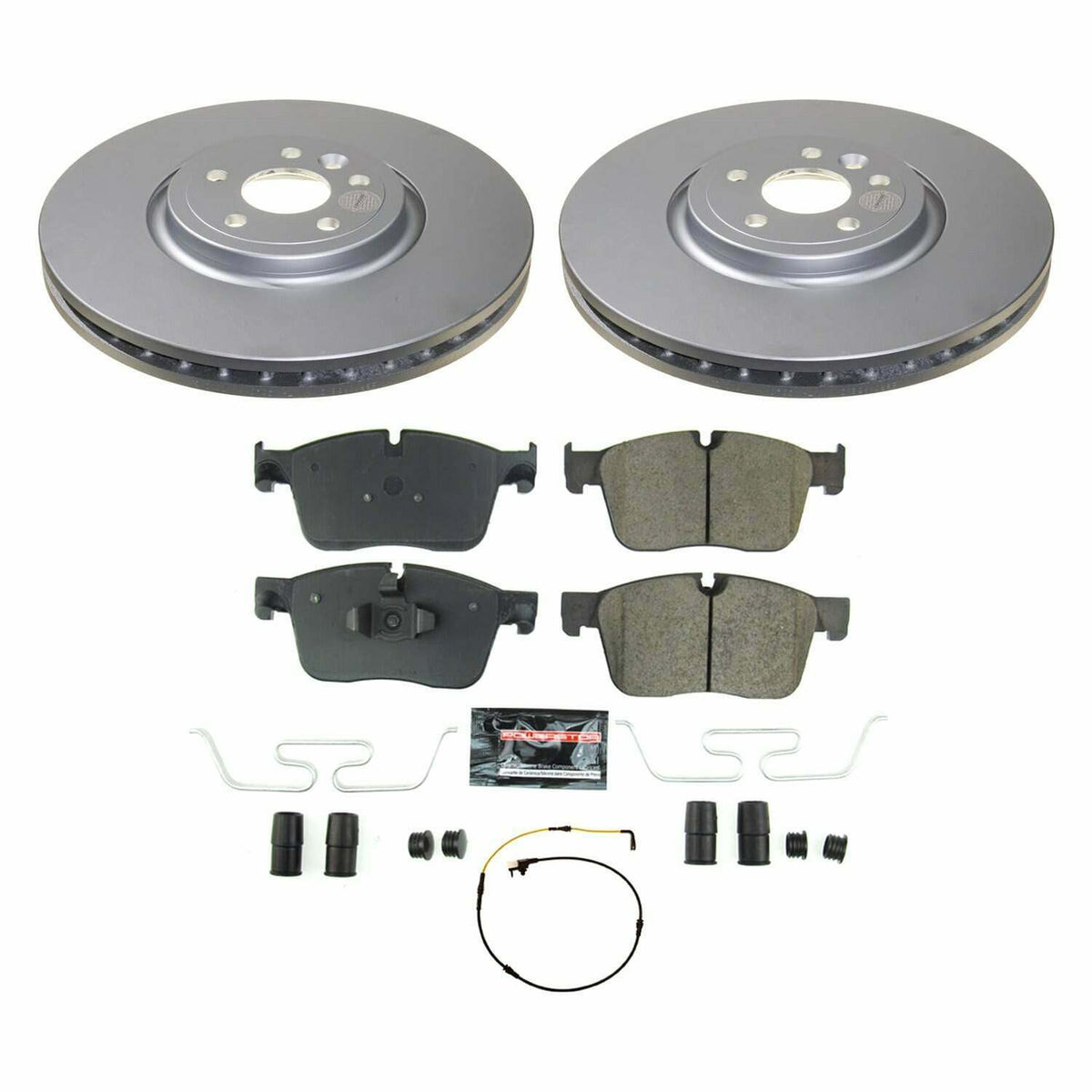 Power Stop 17-20 Jaguar F-Pace Front Z23 Coated Brake Kit - CRK8212