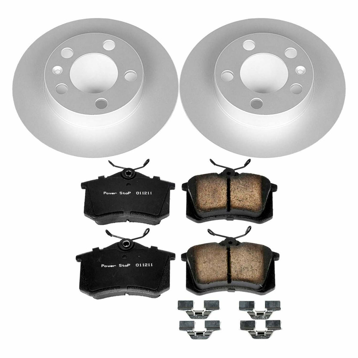 Power Stop 99-06 Audi TT Rear Z23 Evolution Sport Coated Brake Kit - CRK848