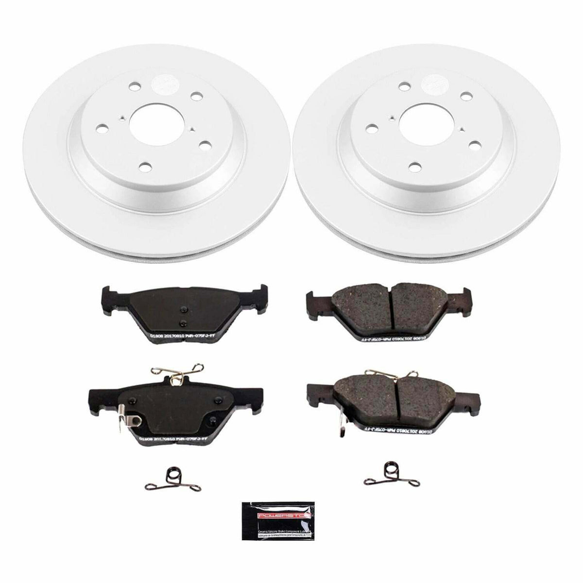 Power Stop 19-21 Subaru Forester Rear Z17 Evolution Geomet Coated Brake Kit - CRK8495