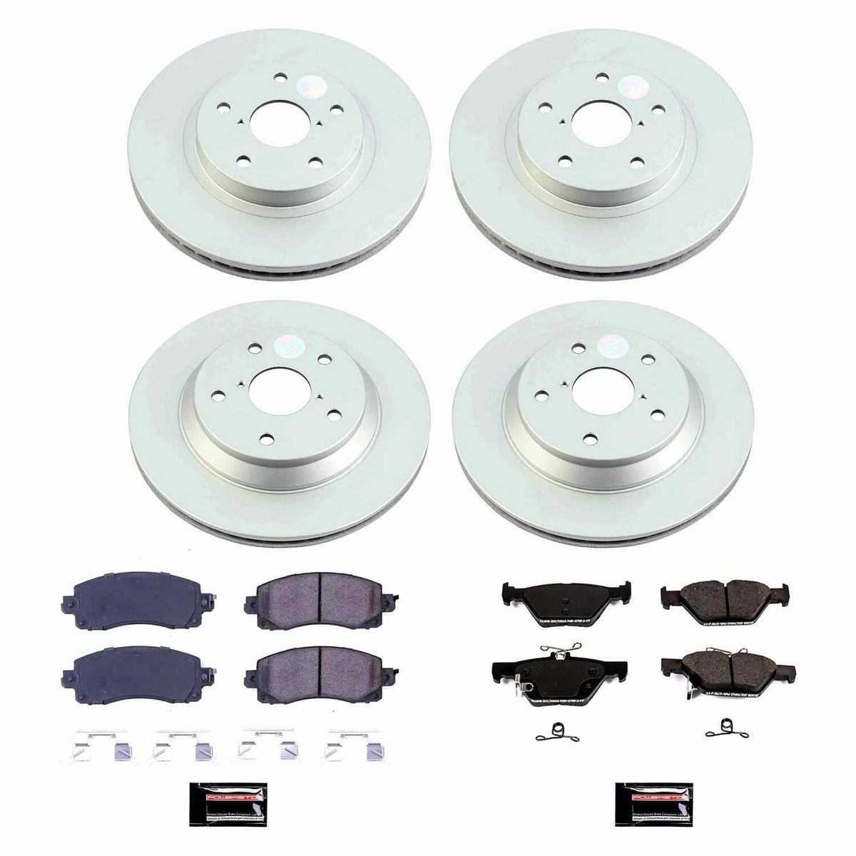 Power Stop 19-21 Subaru Forester Front & Rear Z17 Coated Brake Kit - CRK8520