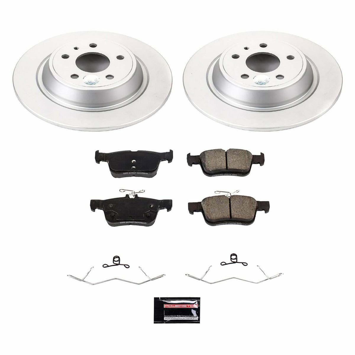 Power Stop 2020 Ford Fusion Rear Z17 Evolution Geomet Coated Brake Kit - CRK8533