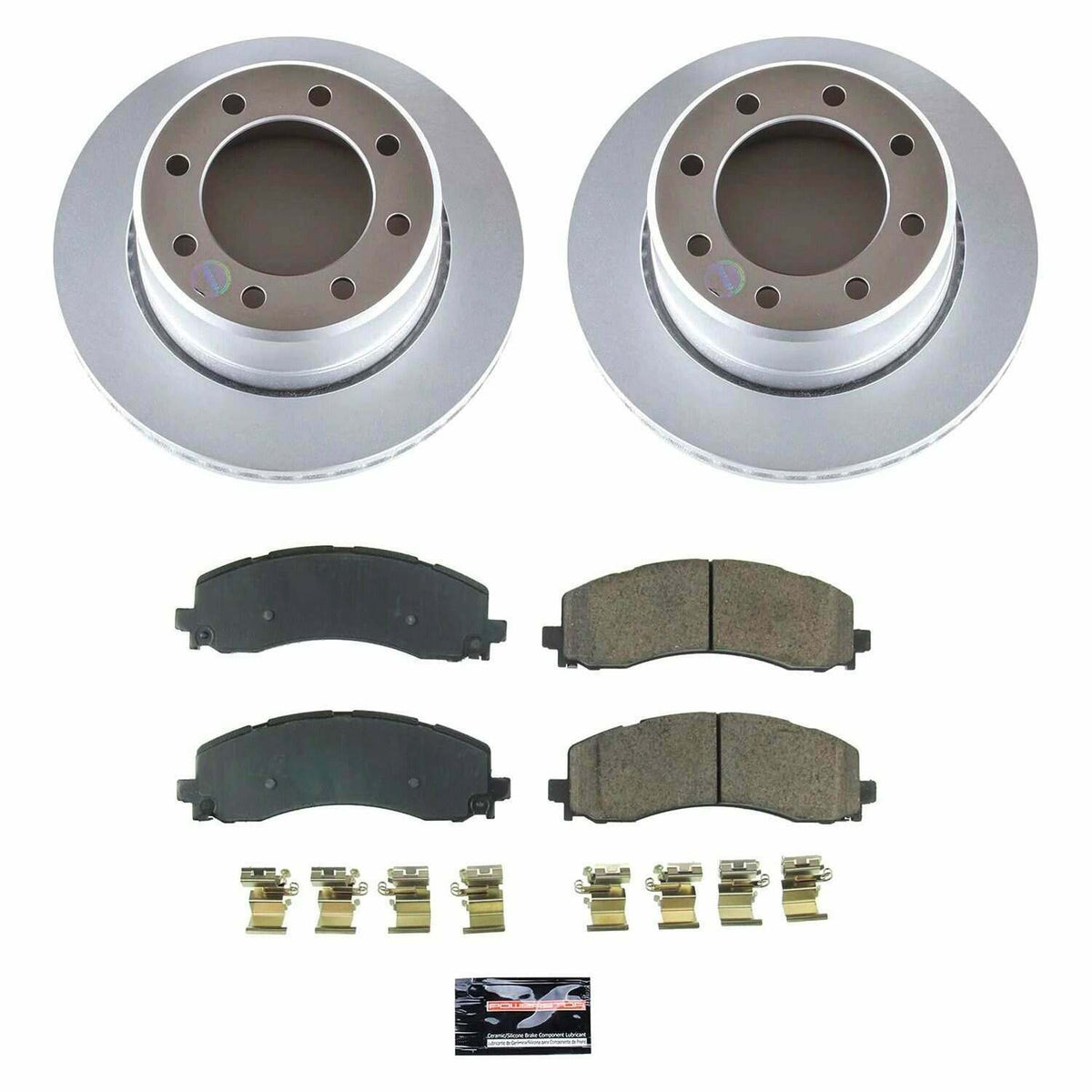 Power Stop 19-22 Ram 2500 Rear Z17 Coated Brake Kit - CRK8641