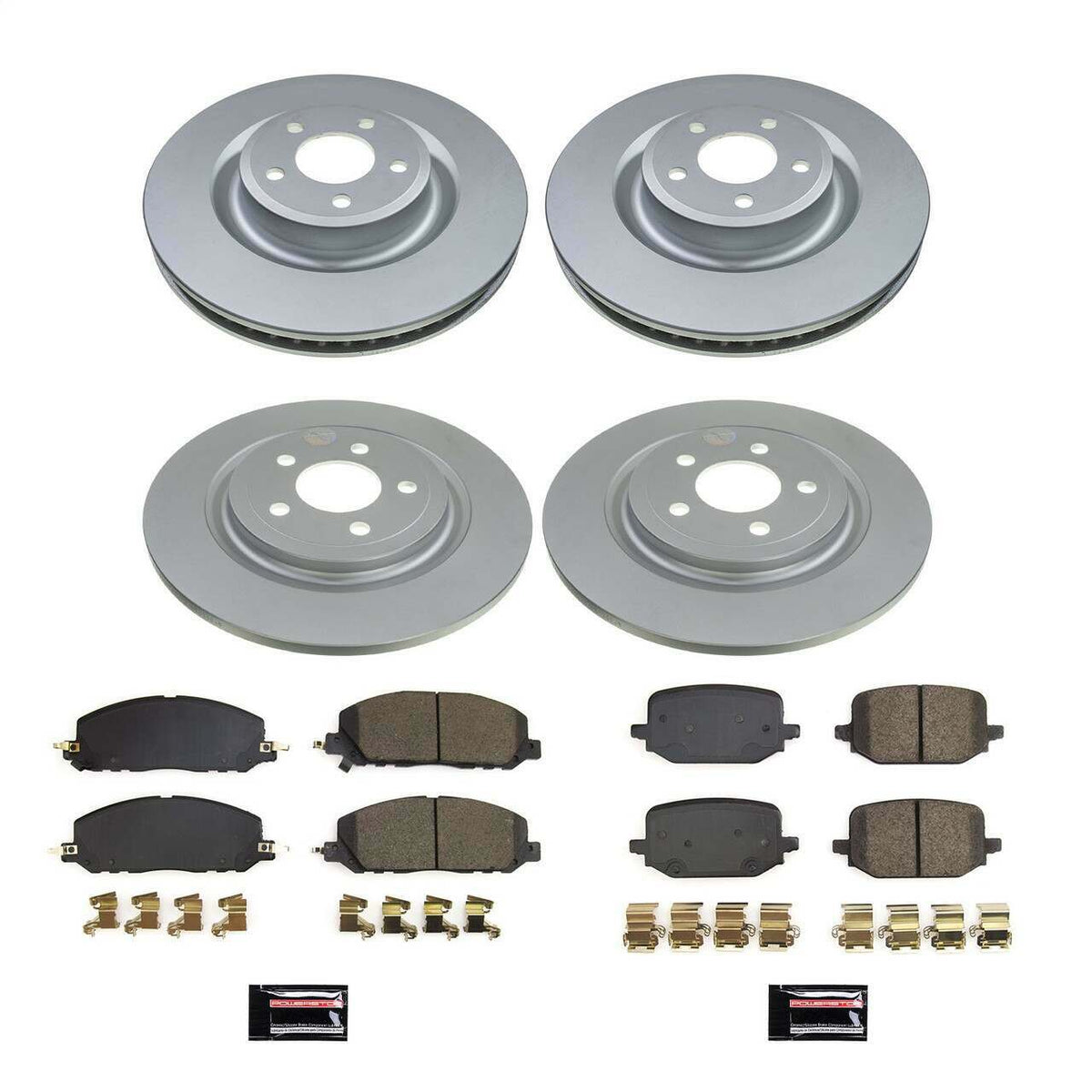Power Stop Front and Rear Z17 Coated Brake Kit (2020-2025 Explorer ST) - CRK8693