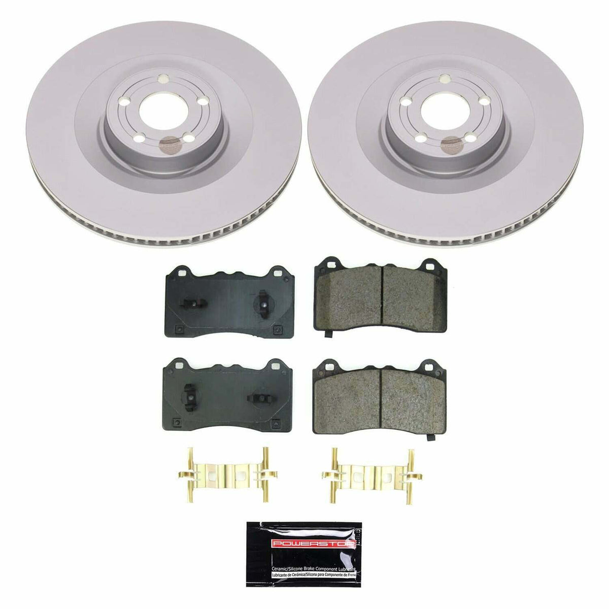 Power Stop 21-23 Ford Mustang Mach-E Front Z17 Coated Brake Kit - CRK8745