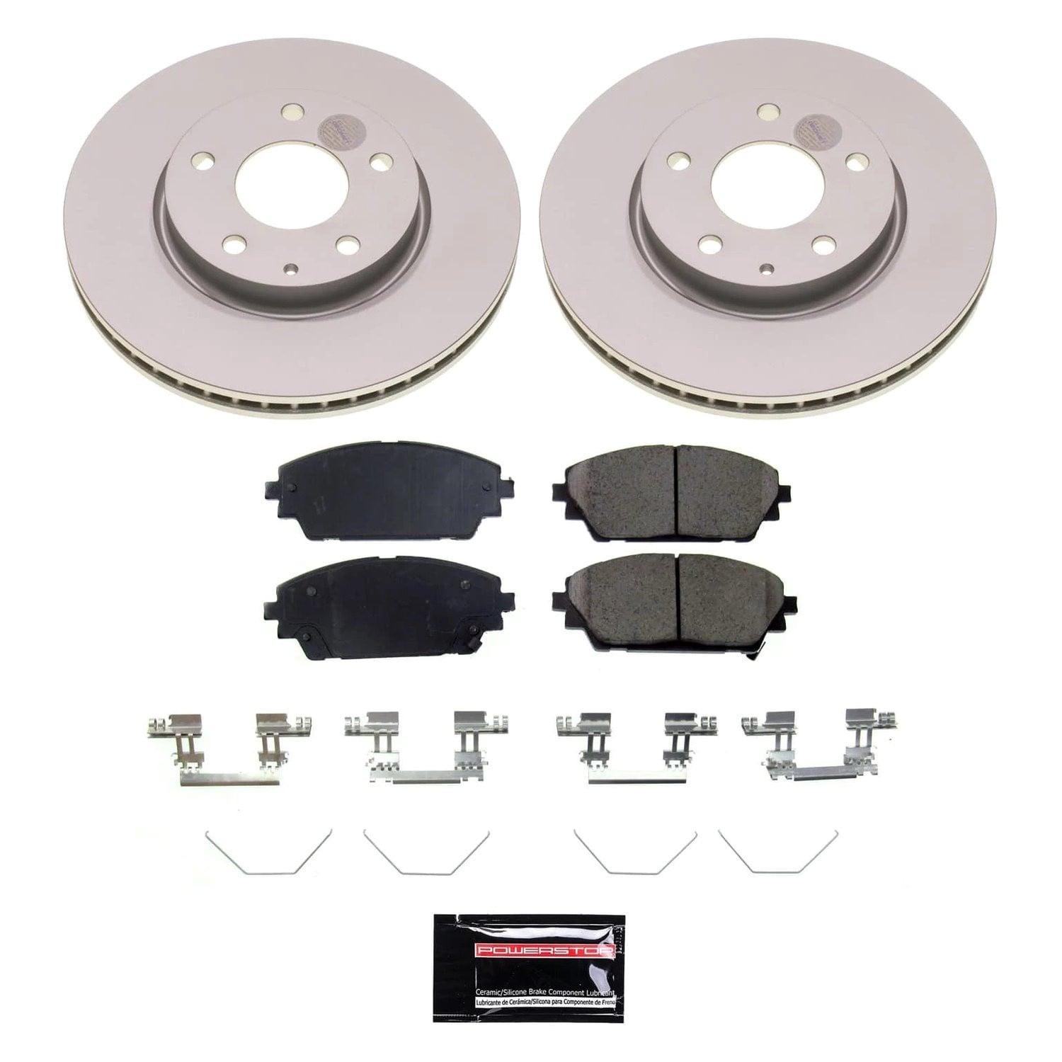 Power Stop 19-23 Mazda 3 Front Z17 Coated Brake Kit - CRK8756