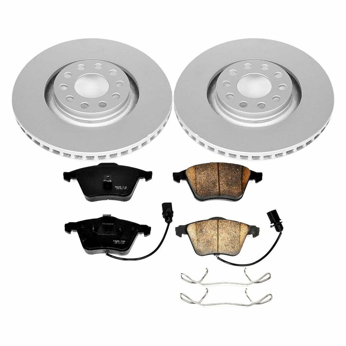 Power Stop 02-04 Audi A6 Quattro Front Z23 Evolution Sport Coated Brake Kit - CRK891