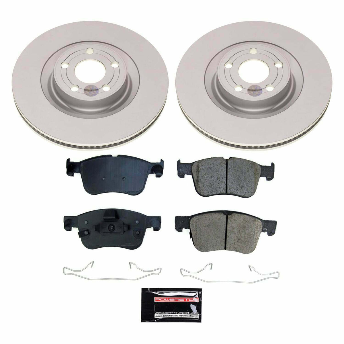Power Stop 2023 Ford Bronco Sport Front Z17 Coated Brake Kit - CRK8926