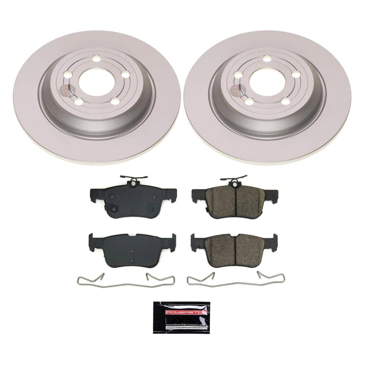 Power Stop 2023 Ford Bronco Sport Rear Z17 Coated Brake Kit - CRK8933