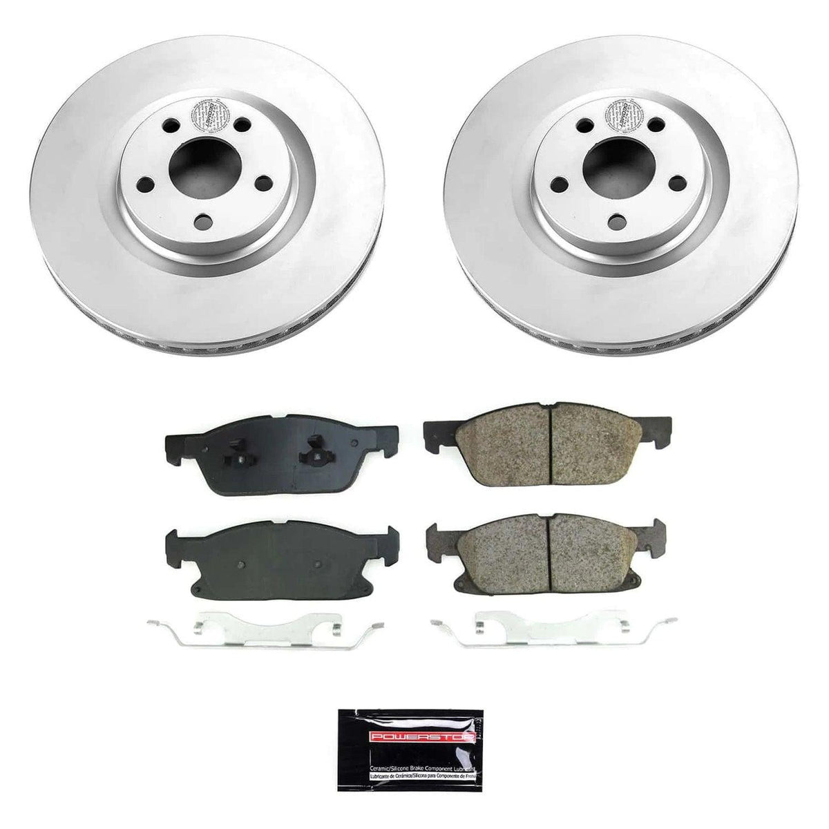 Power Stop 17-20 Lincoln Continental Front Z17 Coated Brake Kit - CRK8961