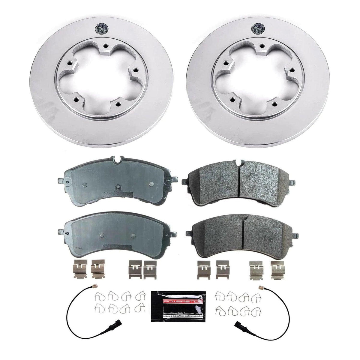 Power Stop 2021 Ford Transit-350 Rear Z17 Coated Brake Kit - CRK9057