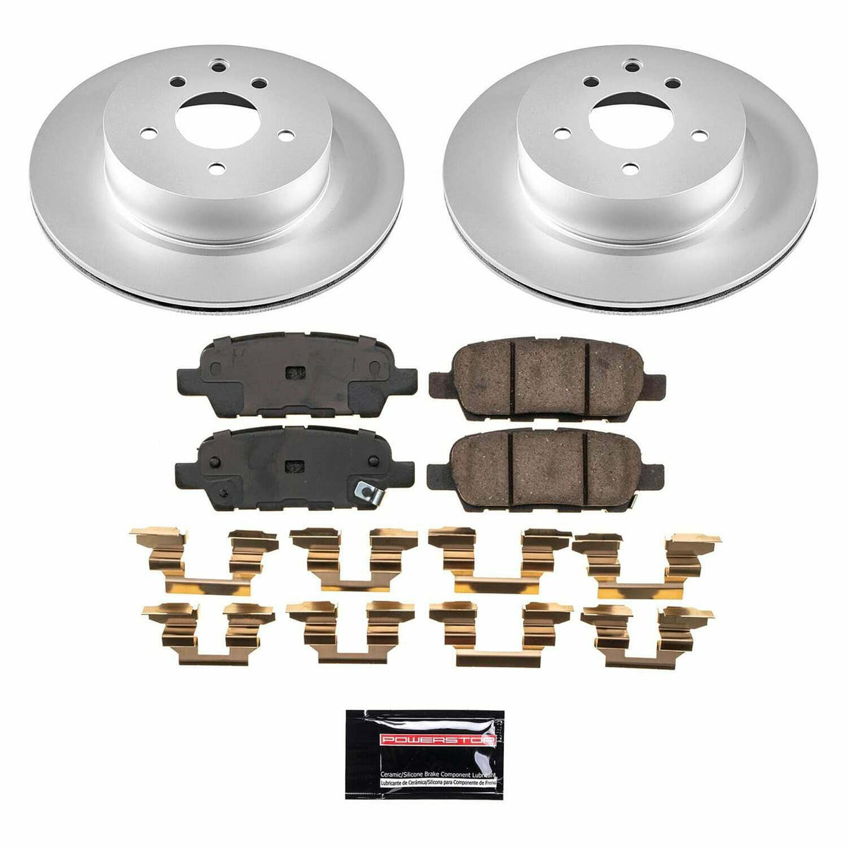 Power Stop 20-22 Cadillac CT4 Front Z17 Coated Brake Kit - CRK9074