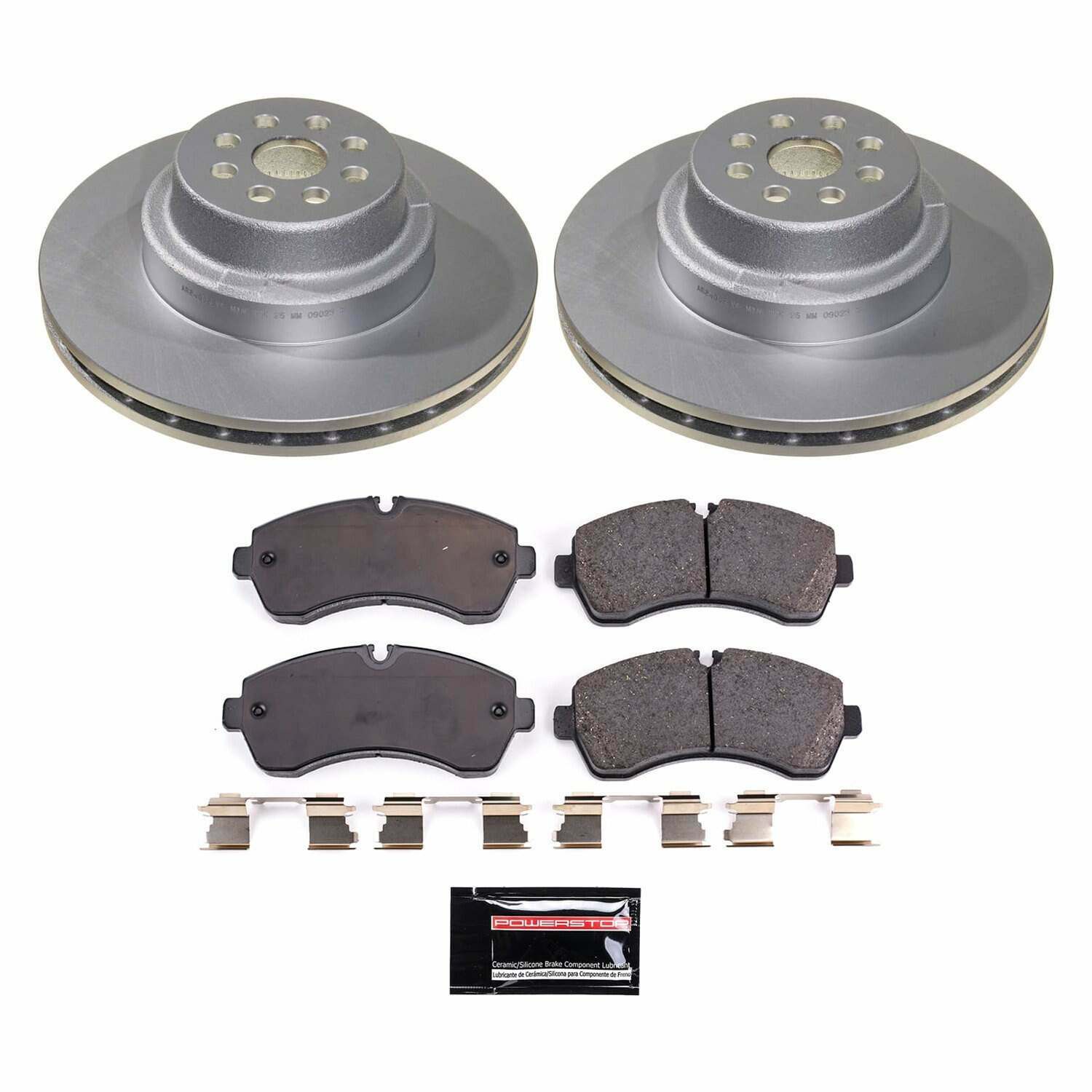 Power Stop 06-12 Workhorse Custom Chassis W42 Front Z17 Coated Brake Kit - CRK9082