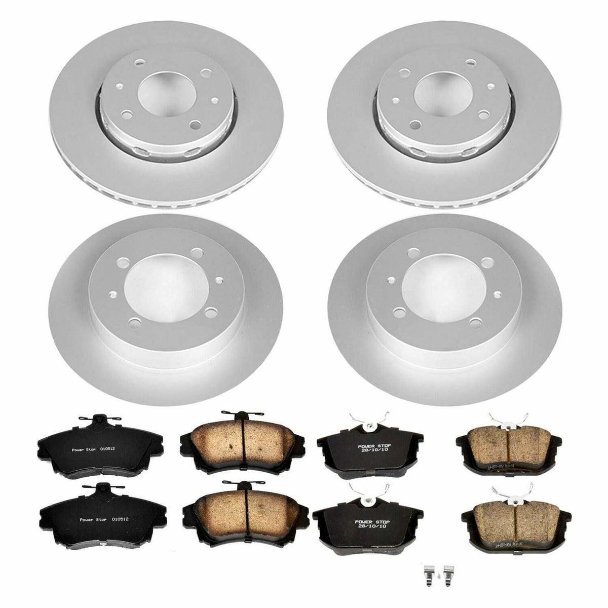 Power Stop 00-04 Volvo S40 Front & Rear Z23 Evolution Sport Coated Brake Kit - CRK912