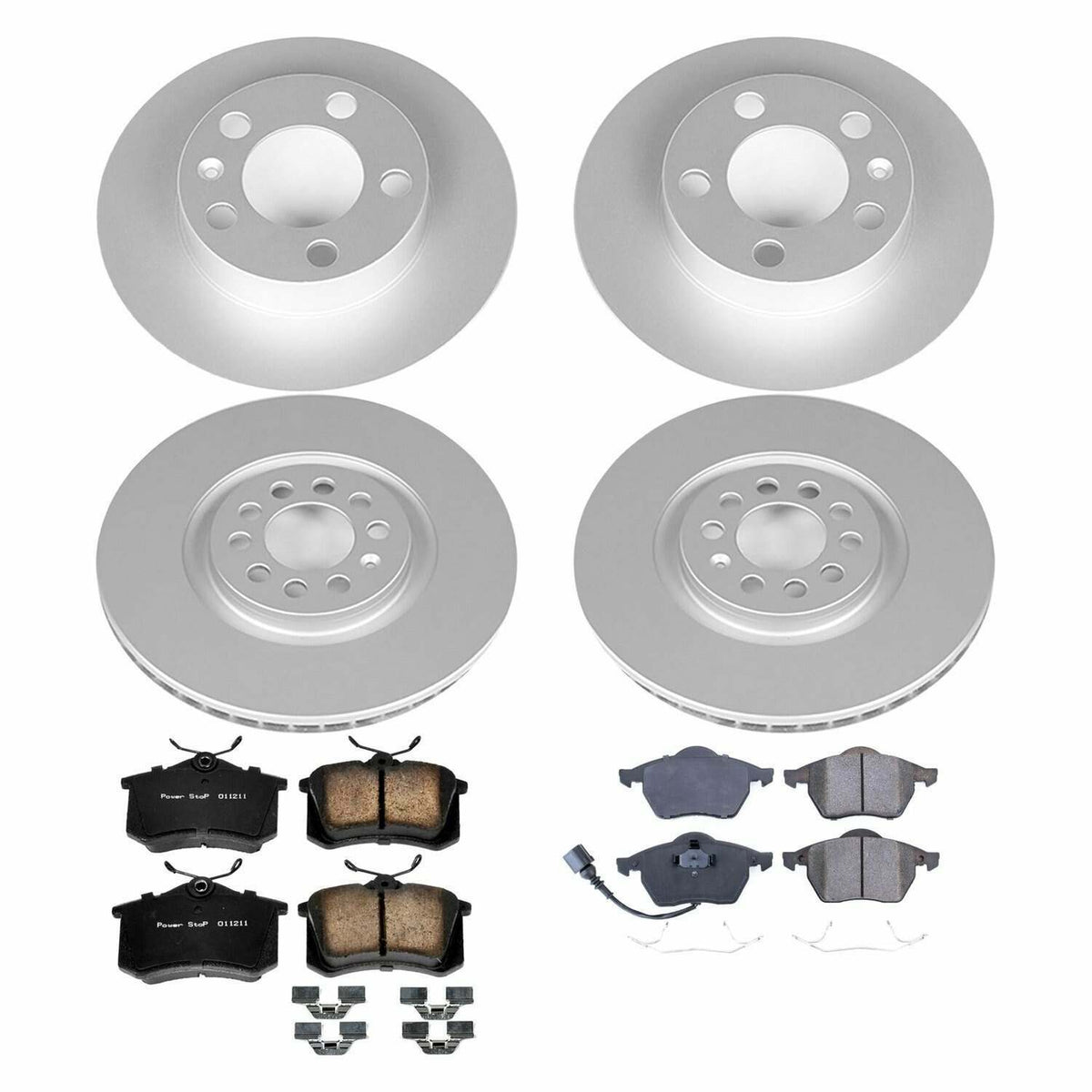 Power Stop 99-06 Audi TT Front & Rear Z23 Evolution Sport Coated Brake Kit - CRK915