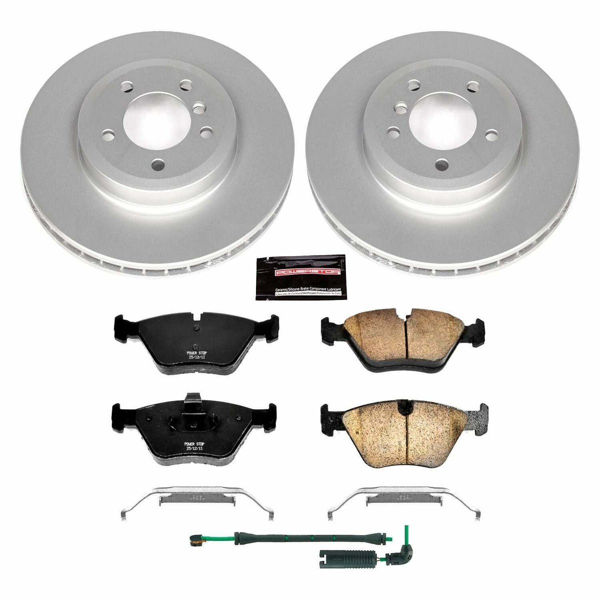 Power Stop 01-06 BMW 330Ci Front Z23 Evolution Sport Coated Brake Kit - CRK933