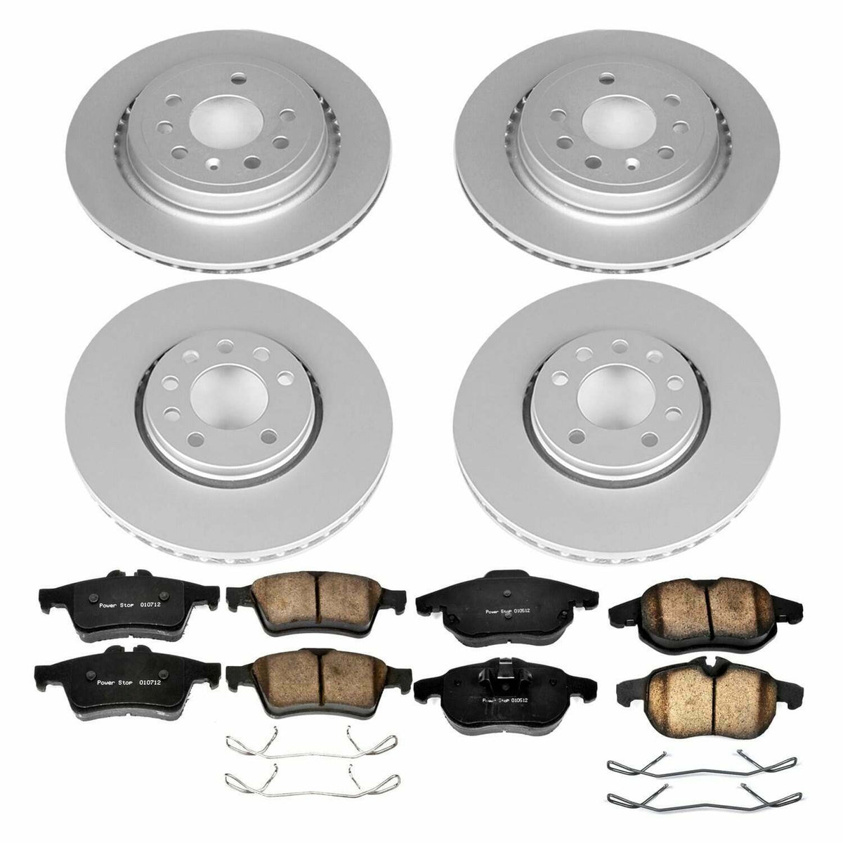 Power Stop 03-11 Saab 9-3 Front & Rear Z23 Evolution Sport Coated Brake Kit - CRK986