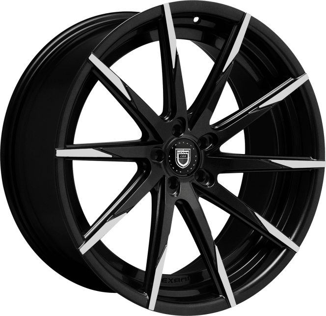 Lexani 15CSS Wheel 20x10, 5x130 Bolt Pattern, 45mm Offset, Machined Finish - Machined Tips - 15CSS-2010-30-45MBT-M