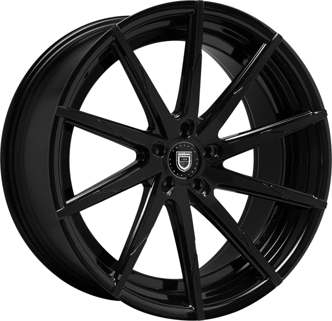 Lexani 15CSS Wheel 20x10, 5x110 Bolt Pattern, 40mm Offset, Painted Finish - Gloss Black - 15CSS-2010-17-40FB