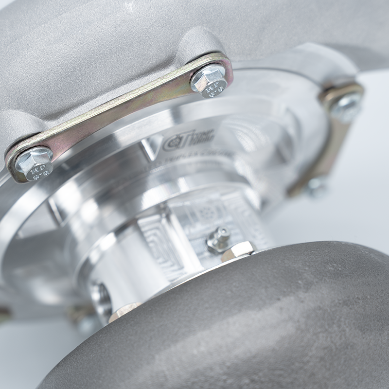 CT43RX-6871 TRIPLEX CERAMIC BALL BEARING OIL-LESS WATER COOLED REVERSE ROTATION TURBOCHARGER (1250 HP)