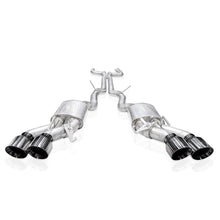Stainless Works 304SS Catback - Black Chrome 4.5" Slash-Cut Exhaust Tips (2022-2025 Cadillac CT5-V Blackwing) - CT5V22CB-BC