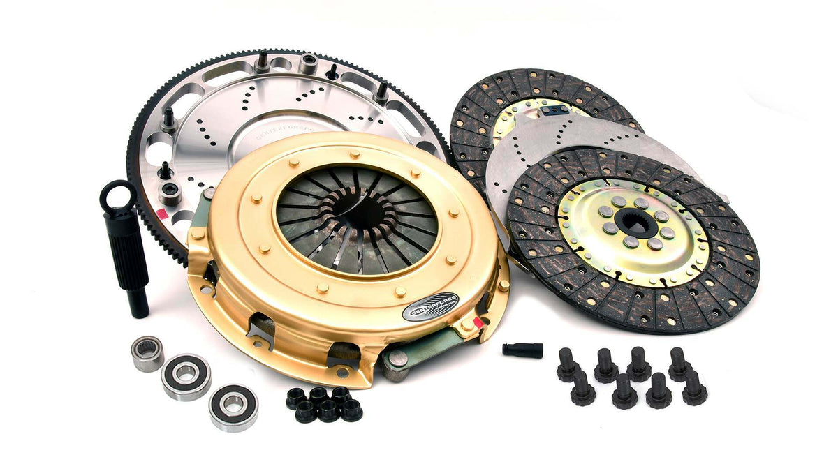 Centerforce 412614844 SST Solid Street Twin Disc Clutch Kit (8 Bolt LSA, Short Deck)