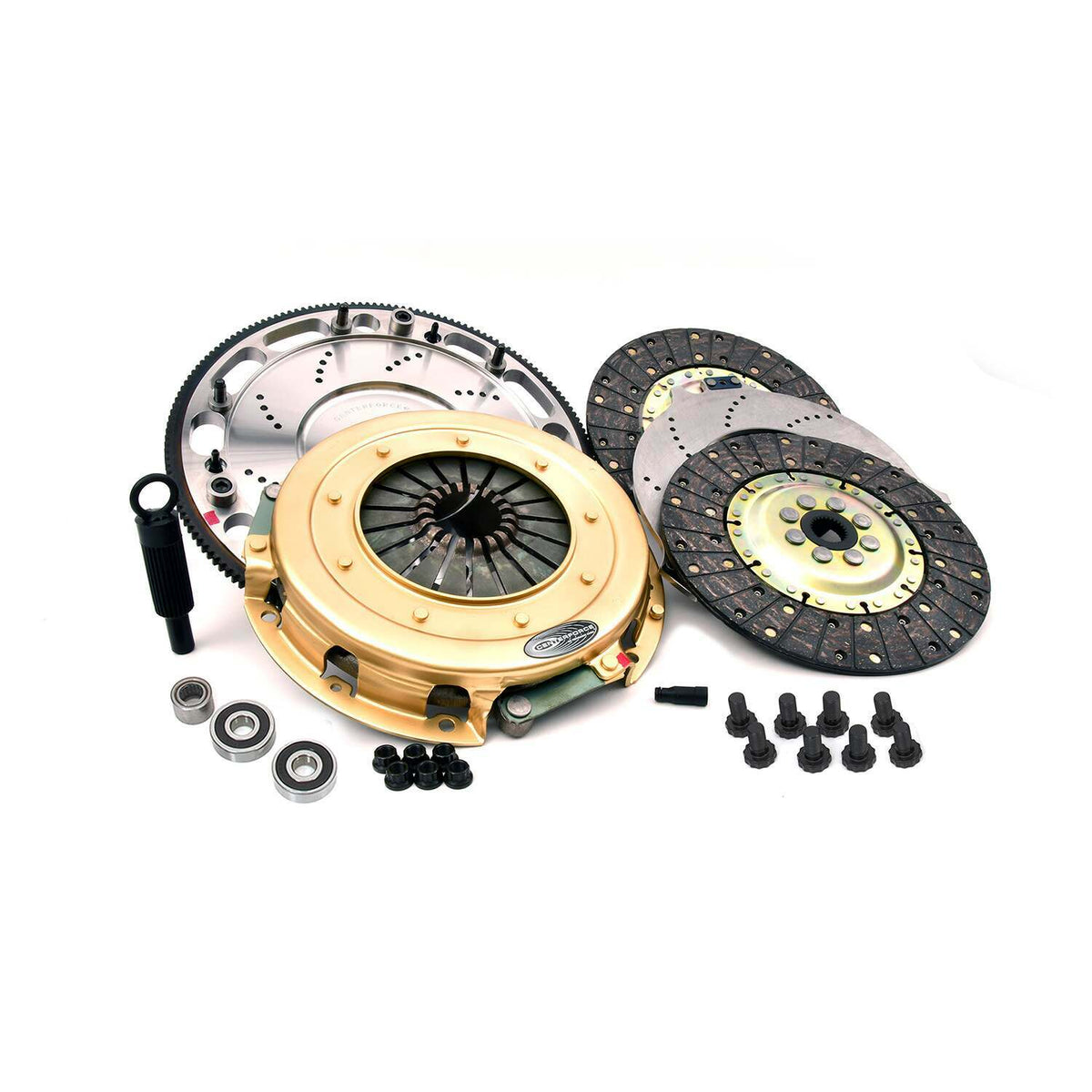 Centerforce 412614844 SST Solid Street Twin Disc Clutch Kit (8 Bolt LSA, Short Deck)