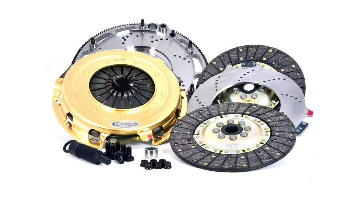 Centerforce 412615748 SST Solid Street Twin Disc Clutch Kit (ZZ572 Crate Engine)