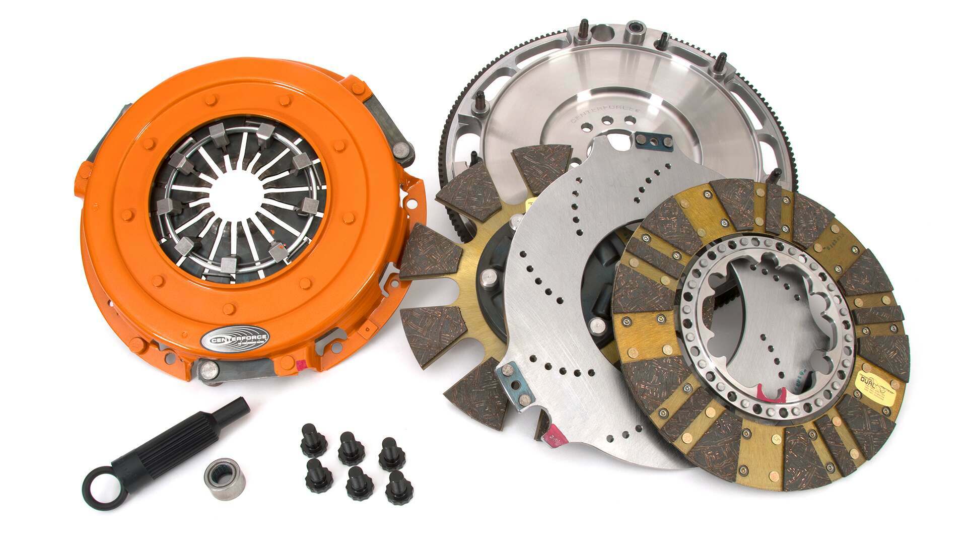 Centerforce 413614820 DYAD DS 10.4", Clutch and Flywheel Kit 1958-1995 - Chevrolet-GMC - Cars and Trucks - 9.4L (572)-7.4L (454)-7.0L (427)-6.6L (402)-6.5L (396)-5.7L (350)-5.3L (327)-5.0L (307)-5.0L (305)-4.6L (283)