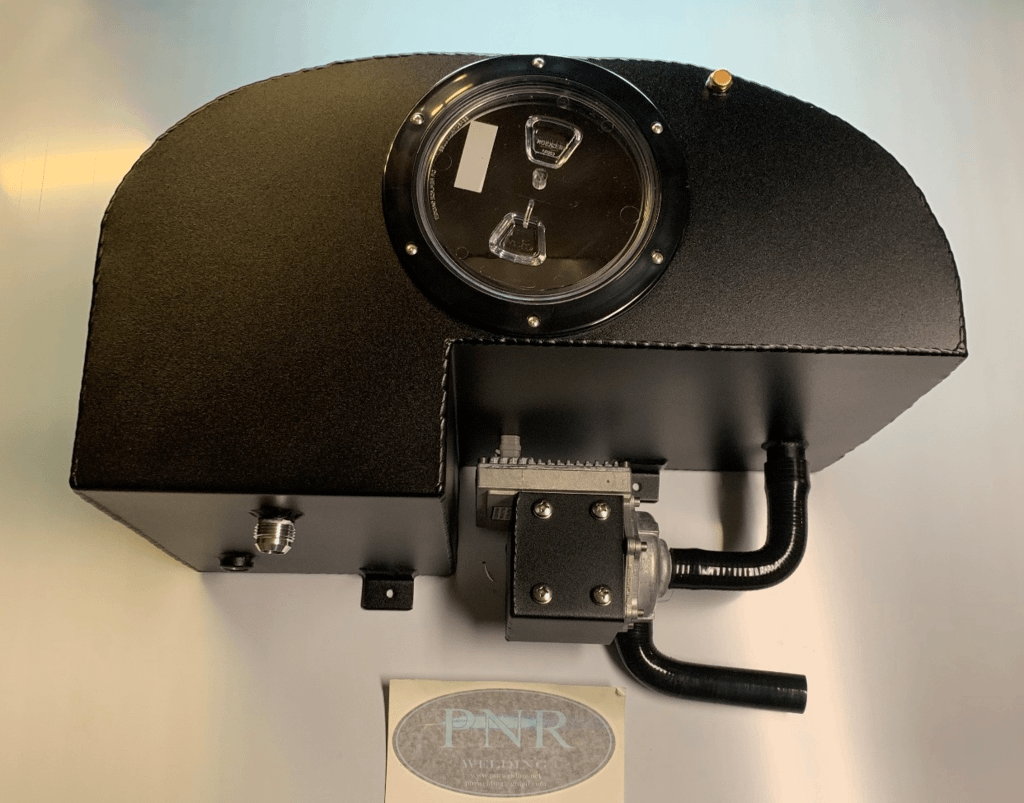 PNR Welding CTSV Coupe EMP Trunk Mount Intercooler Reservoir with Bracket for Pump