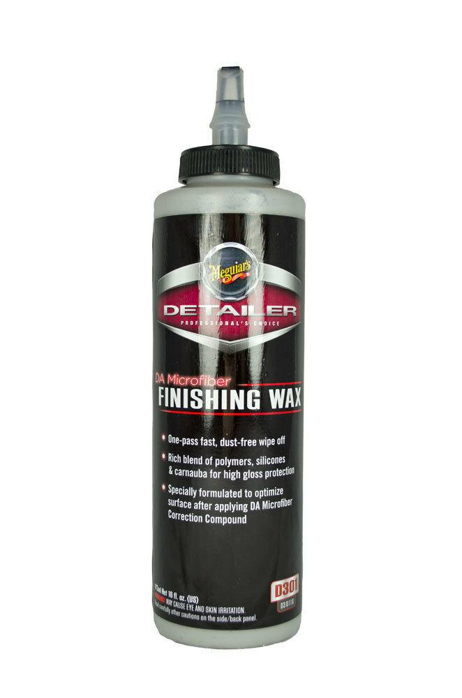 Meguiars D301 DA Microfiber Finishing Wax 16oz