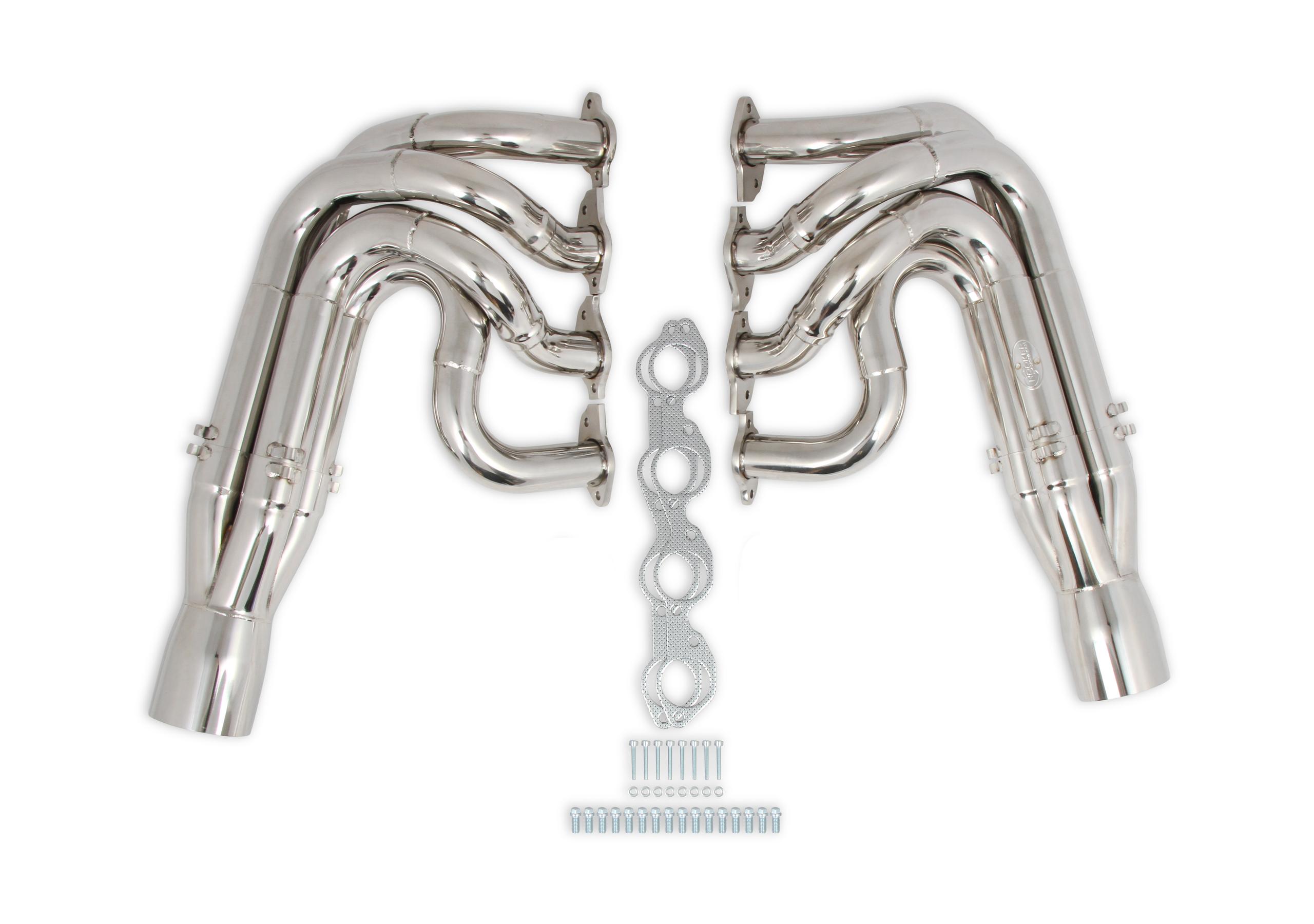 Hooker 3-Step Drag Headers - Polished (Big Block Chevy) - 2502-2HKR