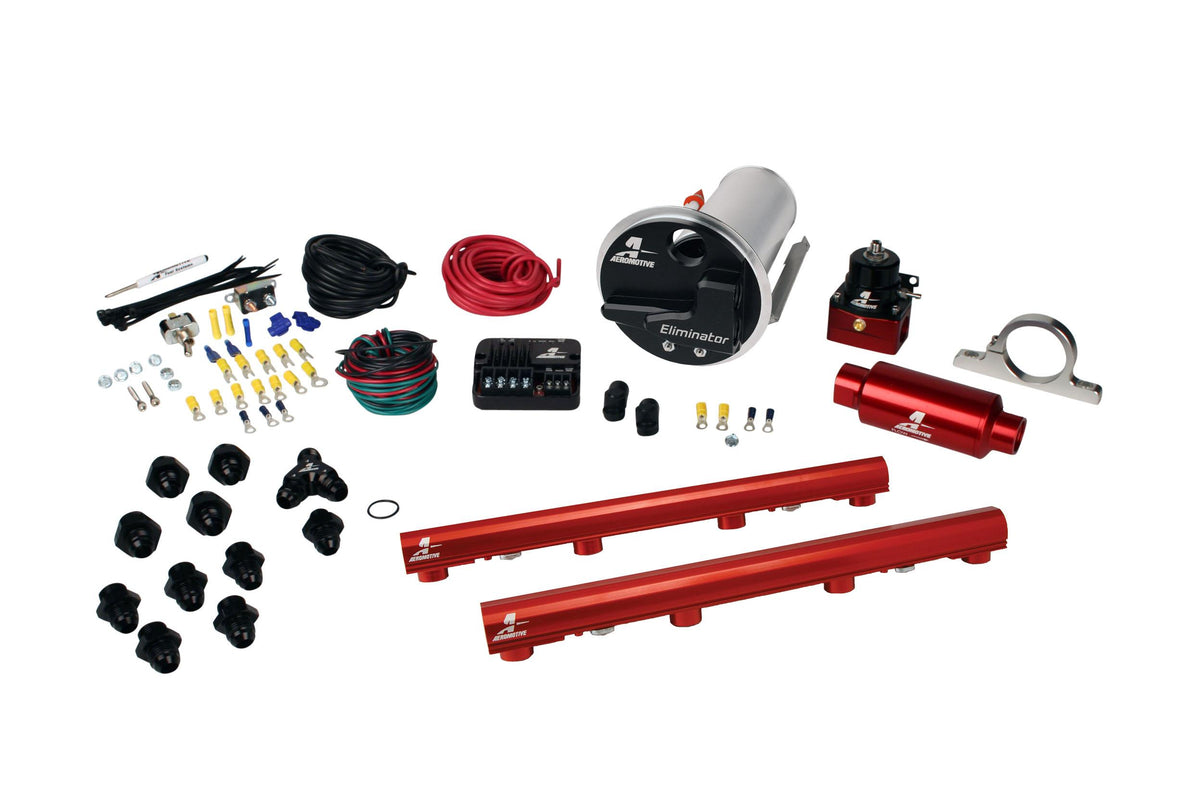 Aeromotive 17335 07-12 Shelby GT500 Stealth Eliminator Street System with 4.6L 3-V Fuel Rails