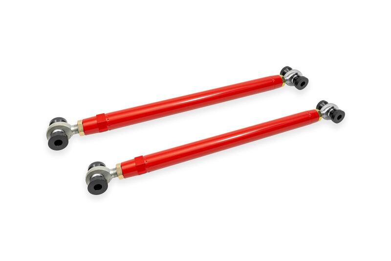 BMR DOM Double-Adjustable Lower Control Arms - Rod Ends - Red (2021-2025 Bronco) - LCA1864R