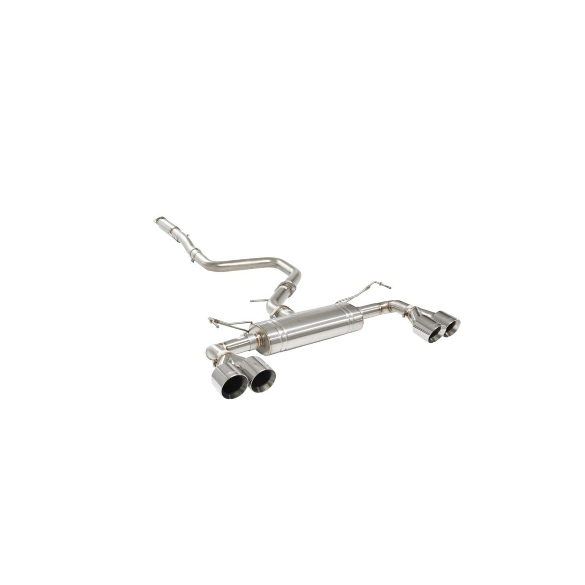 XForce 3" Cat-Back Exhaust System (2022+ Kia Forte GT Sedan) - ESKC22CS