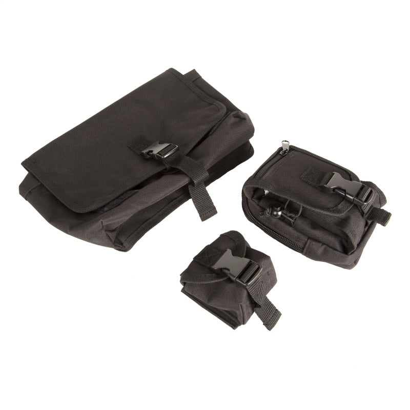Rugged Ridge Roll Bar Storage Bag Sys. Molle; 18-21 Jeep Wrangler / 20-21 Gladiator (Rubicon) - 12113.01