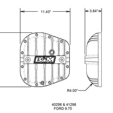 B&M 40298 Diff Cover Ford 9.75"