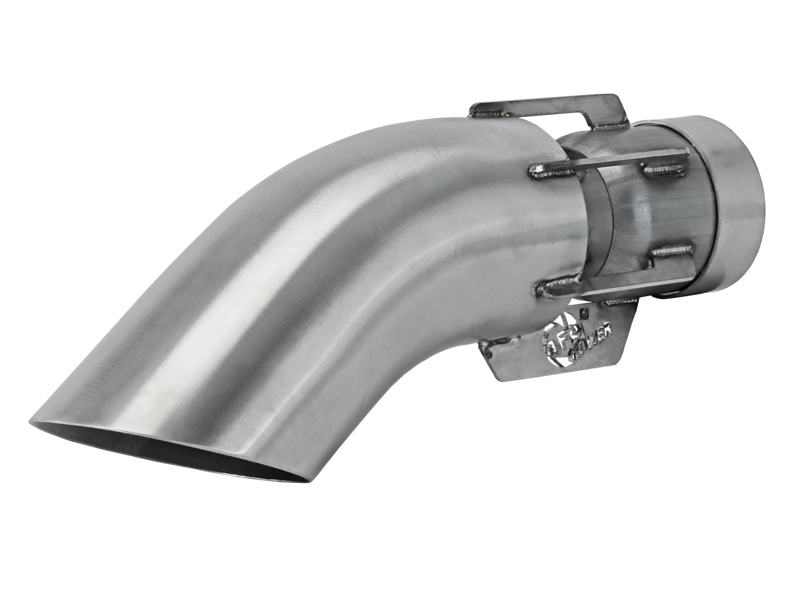 AFE MACH Force-Xp 304 Stainless Steel Clamp-on Exhaust Tip Brushed - 49T30401-H151