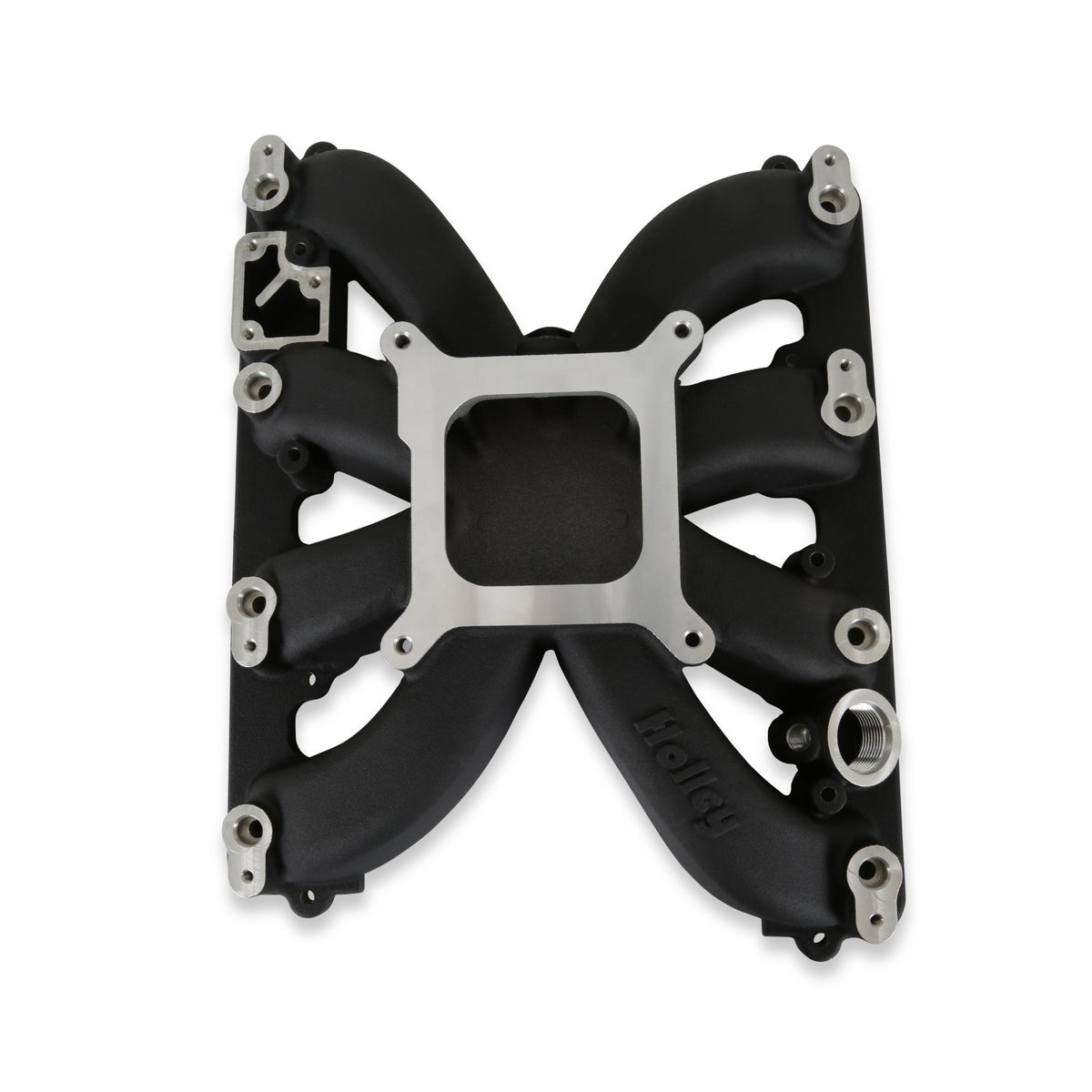 Holley Single plane intake manifold for Gen III Hemi, EFI Black - 300-930BK
